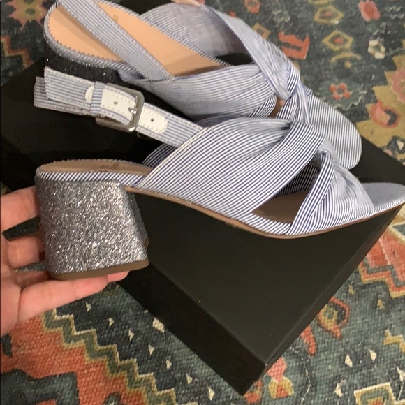 J.Crew Penny Sandal In Stripe - Picture 3 of 5